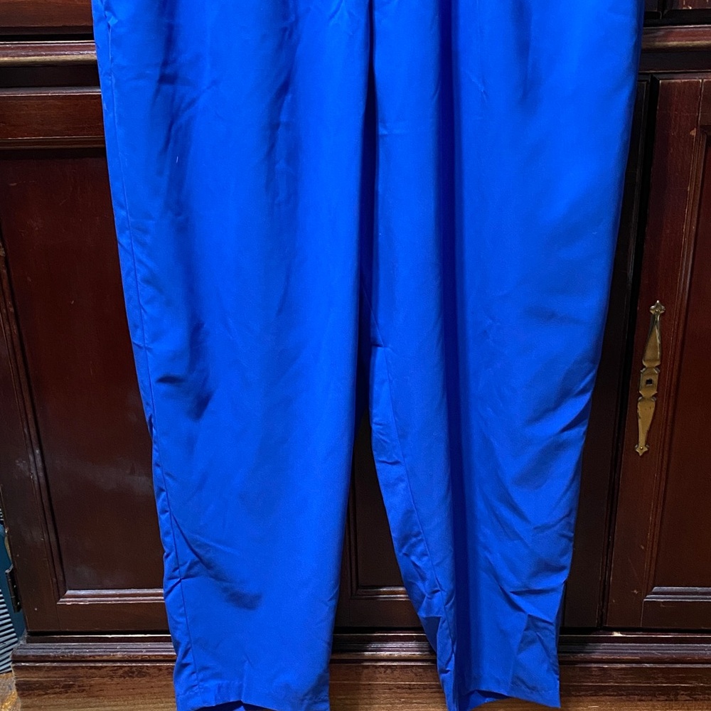 Teddi woman vintage plus size 4X soft polyester average length Blue Pants